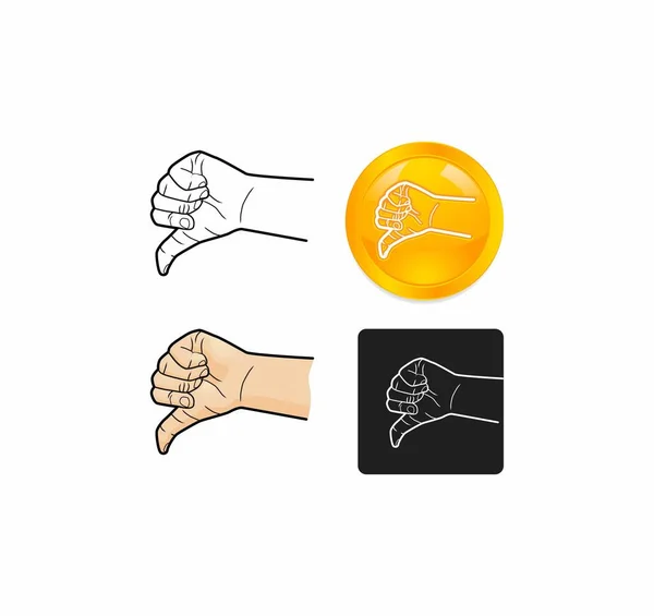 Vektor Illustration Mänskliga Händer Som Håller Ett Ben — Stock vektor