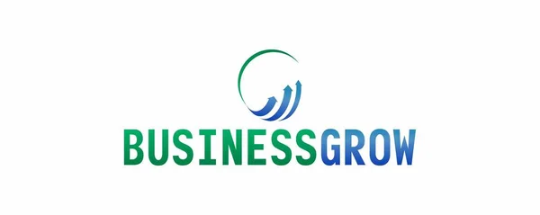 Logotipo Letra Com Cor Azul Branco — Vetor de Stock