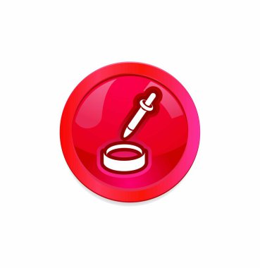 ilaç bırakma simgesi, vektör çizimi