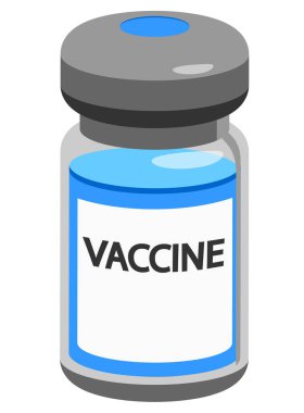 İlaç şişesi simgesi, izometrik biçim 