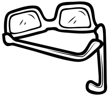 Çizgi film karakterinin vektör çizimi 