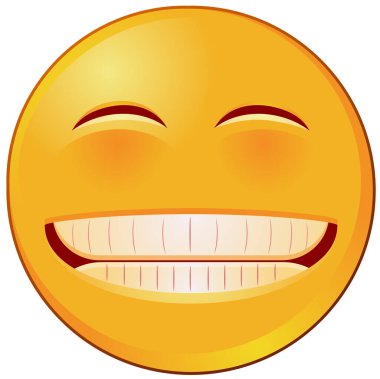 emojinin vektör illüstrasyonu