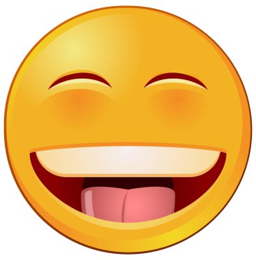 emojinin vektör illüstrasyonu