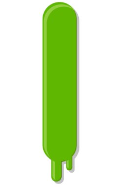 Harf simgesi, vektör illüstrasyonu