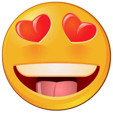 emojinin vektör illüstrasyonu