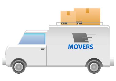 Hareket eden kamyonetli kutular 