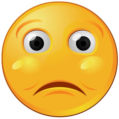 emojinin vektör illüstrasyonu