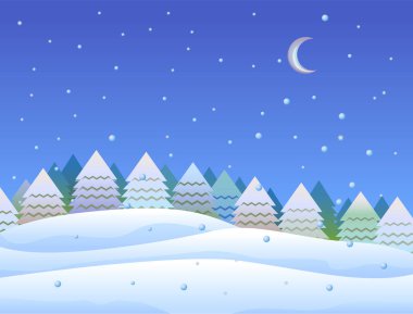 Noel için bir arkaplan vektör illüstrasyonu