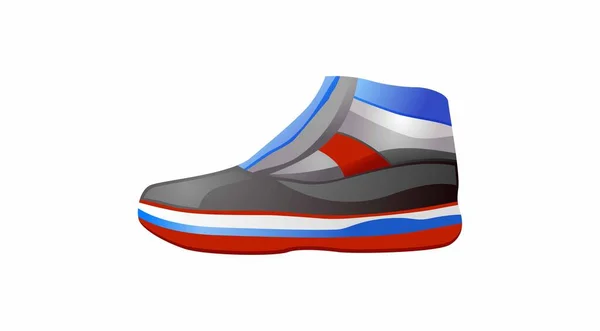 Vector Illustration Pair Sports Shoes — Vettoriale Stock