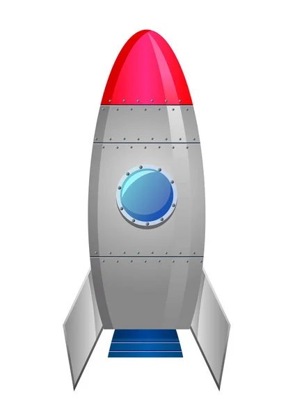Bir Roketin Vektör Çizimi — Stok Vektör