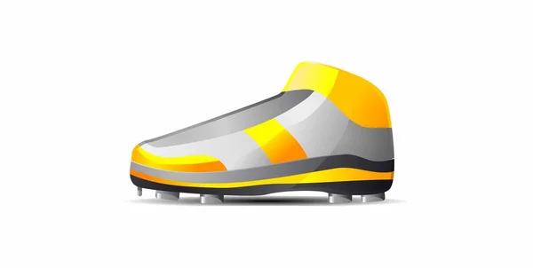 Gelbe Fußballhelm Ikone Isometrischer Stil — Stockvektor