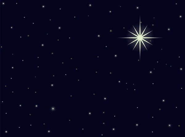 Иконка Рождественской Звезды Векторная Иллюстрация — стоковый вектор