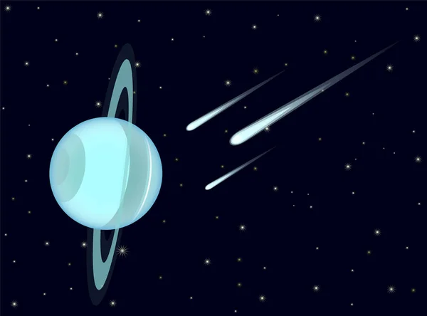 Planètes Spatiales Astronomie Astronomie — Image vectorielle