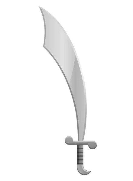 Representación Una Espada Aislada Sobre Fondo Blanco — Archivo Imágenes Vectoriales