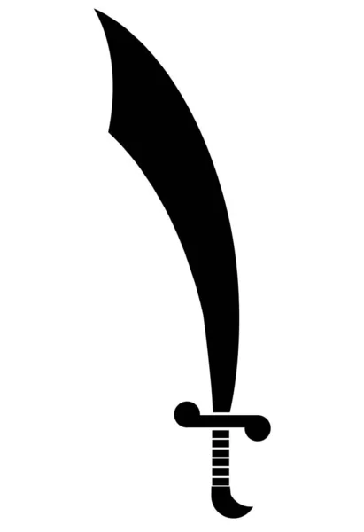 白い背景の上の斧のアイコン — ストックベクタ