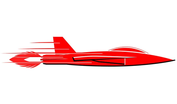 Icono Chorro Rojo Ilustración Vectorial — Vector de stock