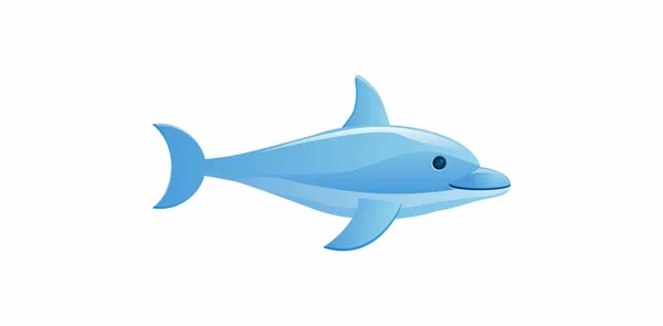 かわいいクジラのアイコン ウェブデザインのためのクジラのベクトルアイコンの漫画イラスト — ストックベクタ