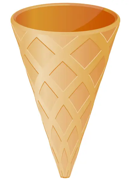 アイスクリームのアイコン 漫画のスタイル — ストックベクタ