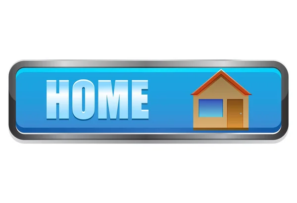 Home Button Icon Vector Illustration — Stock Vector