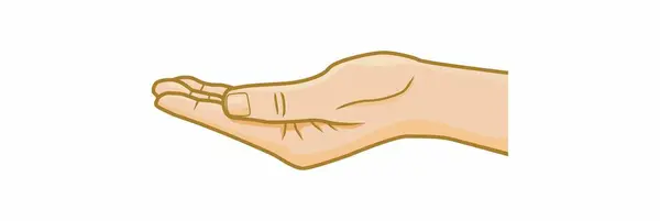 Hand Fist Icon Cartoon Style — стоковый вектор