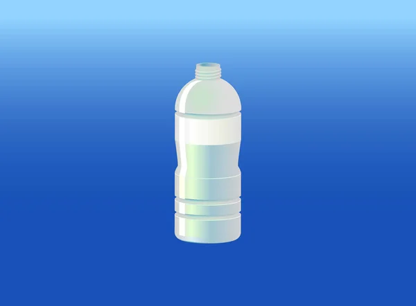 Plastikflaschen Symbol Vektorillustration — Stockvektor