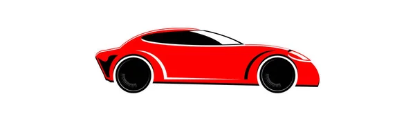 Wyścig Samochodowy Ikona Wektor Ilustracja — Wektor stockowy