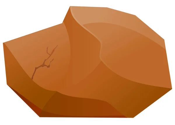 岩のアイコンベクトルイラスト — ストックベクタ