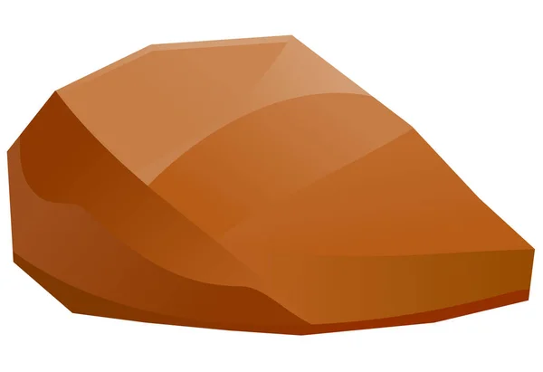 岩のアイコンベクトルイラスト — ストックベクタ