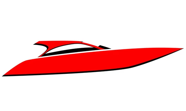 Boot Symbol Auf Weißem Hintergrund Illustration — Stockvektor