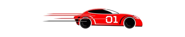 Geschwindigkeit Auto Symbol Vektor Abbildung — Stockvektor