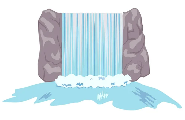 Значок Водоспадів Векторні Ілюстрації — стоковий вектор