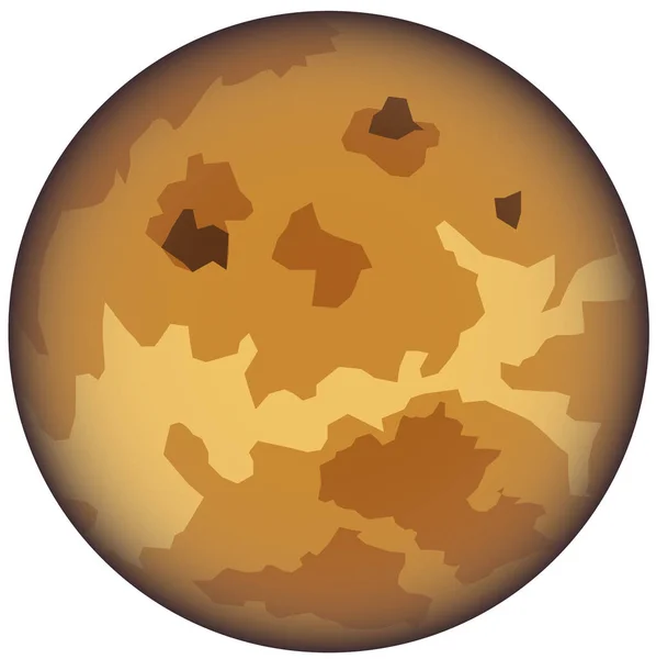 金星のベクトル図です — ストックベクタ