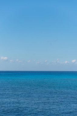 güneşli bir plaj tropikal