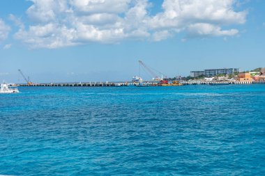 Cozumel - Quintana Roo Mexico 27 Şubat 2023 - Cozumel işareti