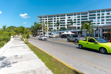 Cozumel - Quintana Roo Mexico 27 Şubat 2023 - Cozumel işareti