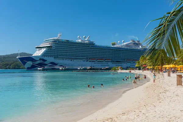 Mahogany Bay Roatan Island Honduras Caribbean February 2023 — Stock Photo, Image