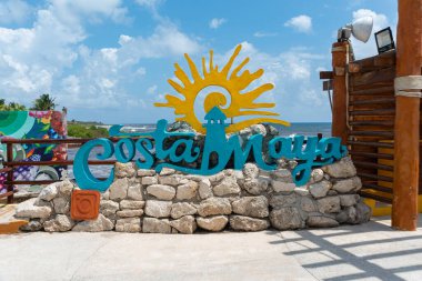 Costa Maya - Quintana Roo Mexico Mart 16 2023 - Costa Maya Meydanı