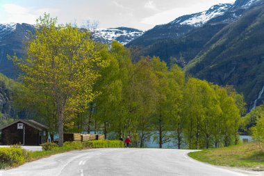 Skjolden - Norveç - 16 Mayıs 2023 - Dağ