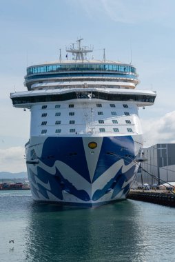 Reykjavk İzlanda - 13 Haziran 2023 Gökyüzü Prensesi Gemisi