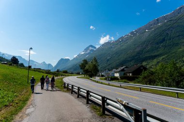 Olden - Norway - June 28 - 2023 - Mountain clipart