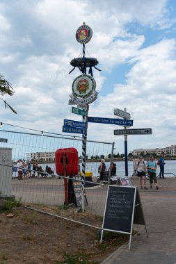 Warnemunde - Almanya - 17 Temmuz - 2023