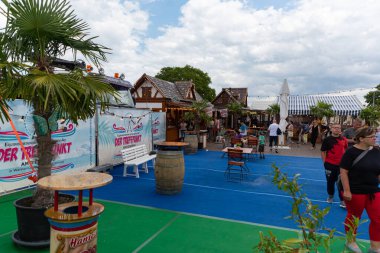 Warnemunde - Almanya - 17 Temmuz - 2023