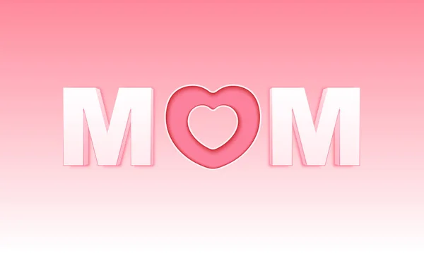 Projekt Pisma Dnia Matki — Wektor stockowy