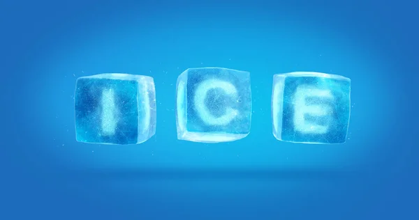 Gerçekçi Buz Küpleri Arkaplanı — Stok fotoğraf