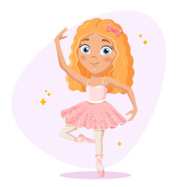 Tatlı çizgi film balerinleri.