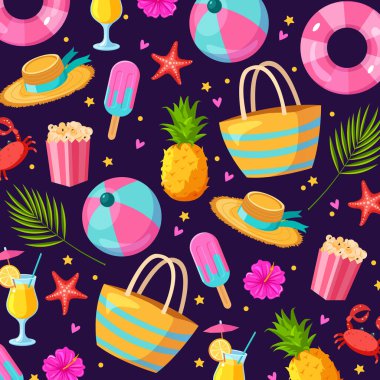 Düz renkli yaz şablonu tasarımı.