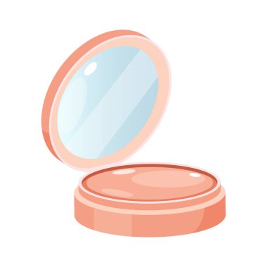 Yüz makyajı için kozmetik kuru pudra.