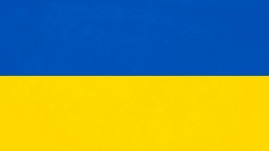 Bağımsızlık Günü için Ukrayna ulusal bayrağının 4K illüstrasyonu.