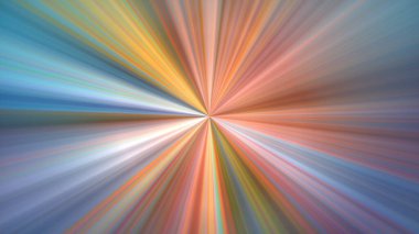 4K abstract digital art featuring a radial blur effect with a central point of focus, radiating outwards. Dynamic picture with motion and speed effect.