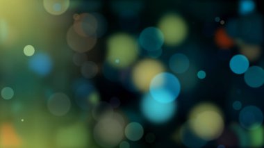 Bokeh ışıkları ile 4K renkli bulanık arkaplan.